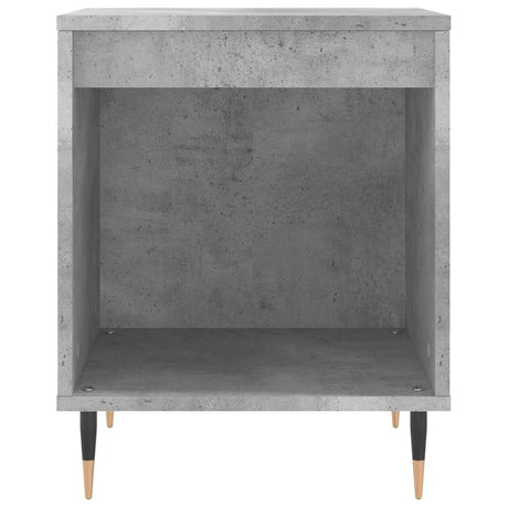 Vidaxl nachtkastje 40x35x50 cm bewerkt hout betongrijs
