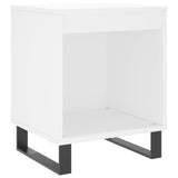 Vidaxl nachtkastje 40x35x50 cm bewerkt hout wit