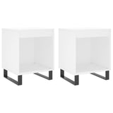 Vidaxl nachtkastjes 2 st 40x35x50 cm bewerkt hout wit