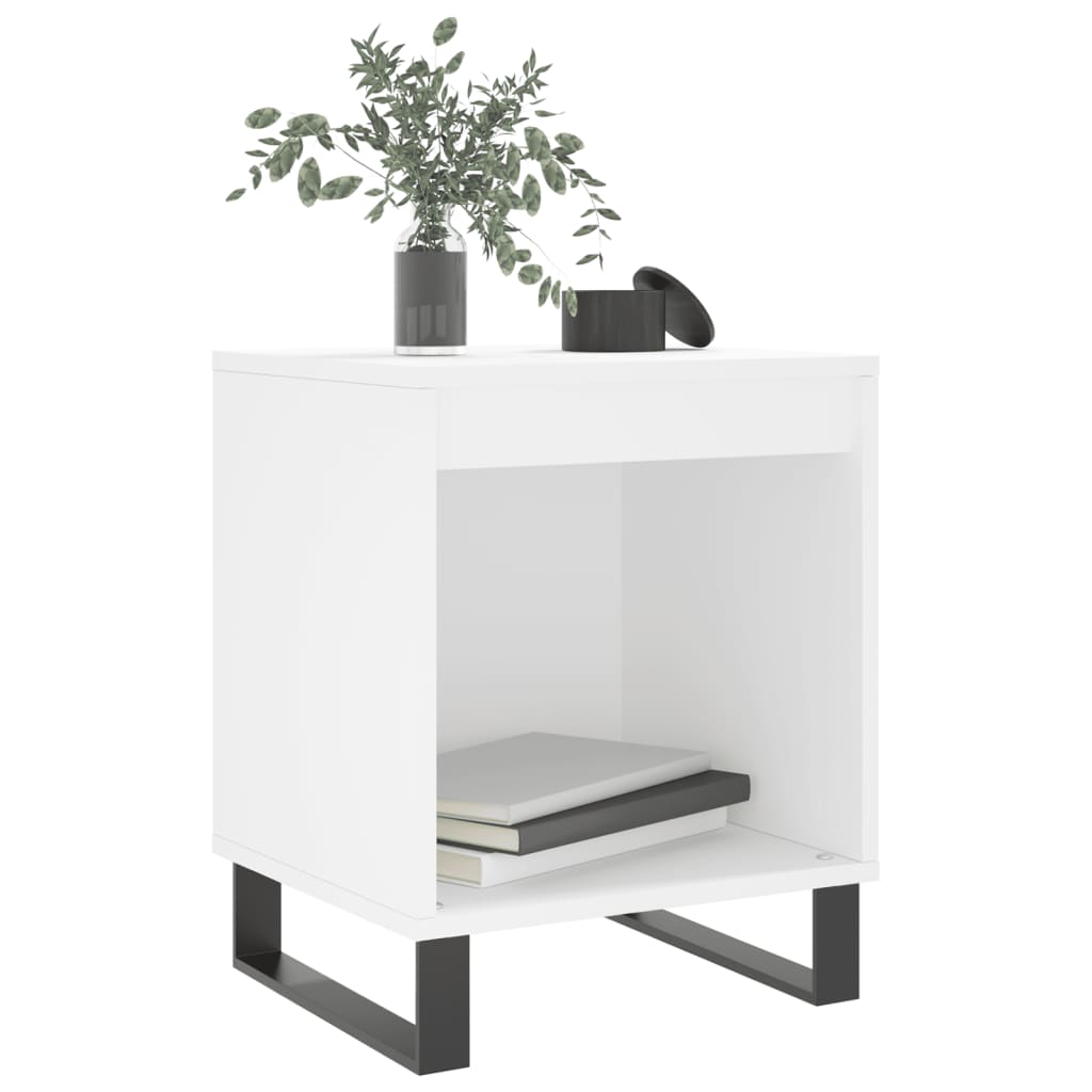 Vidaxl nachtkastjes 2 st 40x35x50 cm bewerkt hout wit