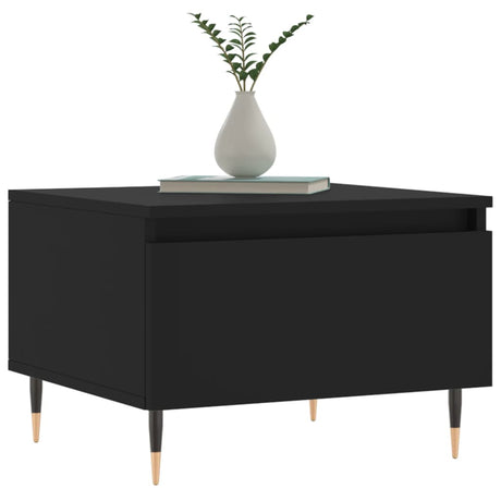 Vidaxl salontafels 2 st 50x46x35 cm bewerkt hout zwart