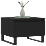 Vidaxl salontafels 2 st 50x46x35 cm bewerkt hout zwart