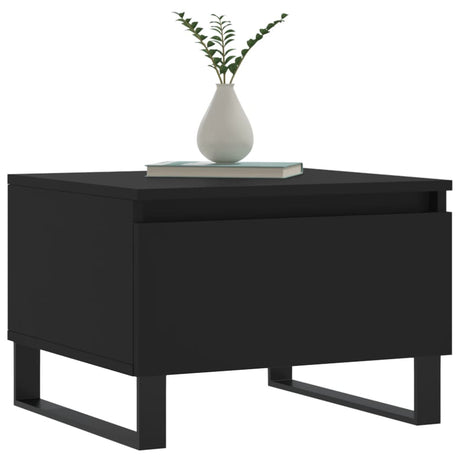 Vidaxl salontafels 2 st 50x46x35 cm bewerkt hout zwart