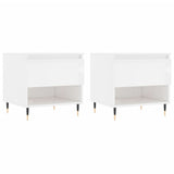 Vidaxl salontafels 2 st 50x46x50 cm bewerkt hout hoogglans wit