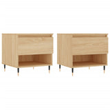 Vidaxl salontafels 2 st 50x46x50 cm bewerkt hout sonoma eikenkleurig