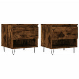 Vidaxl salontafels 2 st 50x46x50 cm bewerkt hout gerookt eikenkleurig