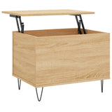 Vidaxl salontafel 60x44,5x45 cm bewerkt hout sonoma eikenkleurig
