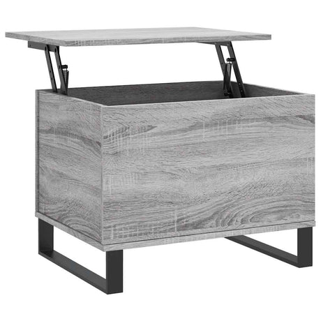 Vidaxl salontafel 60x44,5x45 cm bewerkt hout grijs sonoma eikenkleurig
