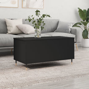 Vidaxl salontafel 90x44,5x45 cm bewerkt hout zwart