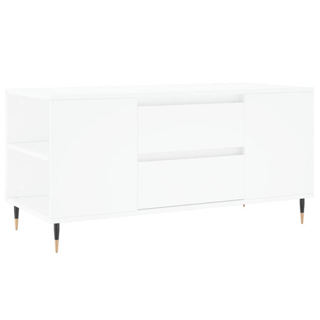 Vidaxl salontafel 102x44,5x50 cm bewerkt hout wit