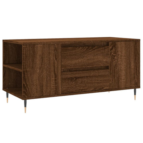 Vidaxl salontafel 102x44,5x50 cm bewerkt hout bruin eikenkleur