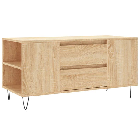 Vidaxl salontafel 102x44,5x50 cm bewerkt hout sonoma eikenkleurig
