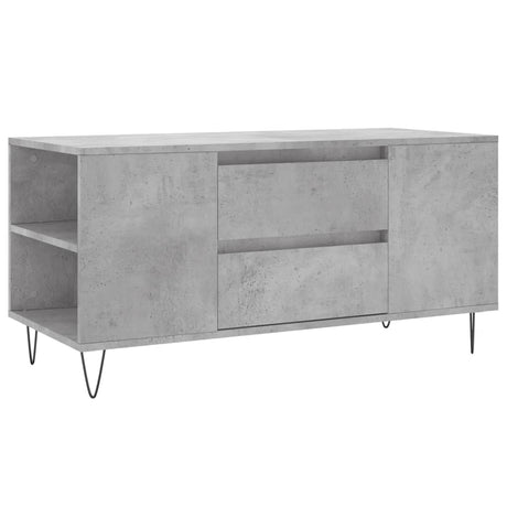 Vidaxl salontafel 102x44,5x50 cm bewerkt hout betongrijs