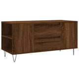 Vidaxl salontafel 102x44,5x50 cm bewerkt hout bruin eikenkleur