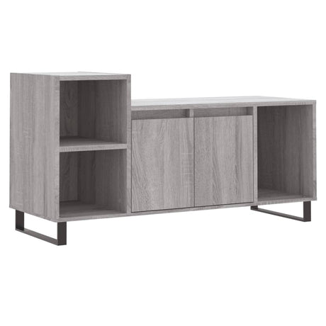 Vidaxl tv-meubel 100x35x55 cm bewerkt hout grijs sonoma eikenkleurig