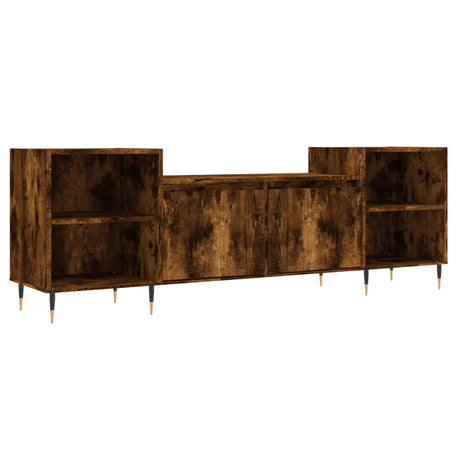 Vidaxl tv-meubel 160x35x55 cm bewerkt hout gerookt eikenkleurig