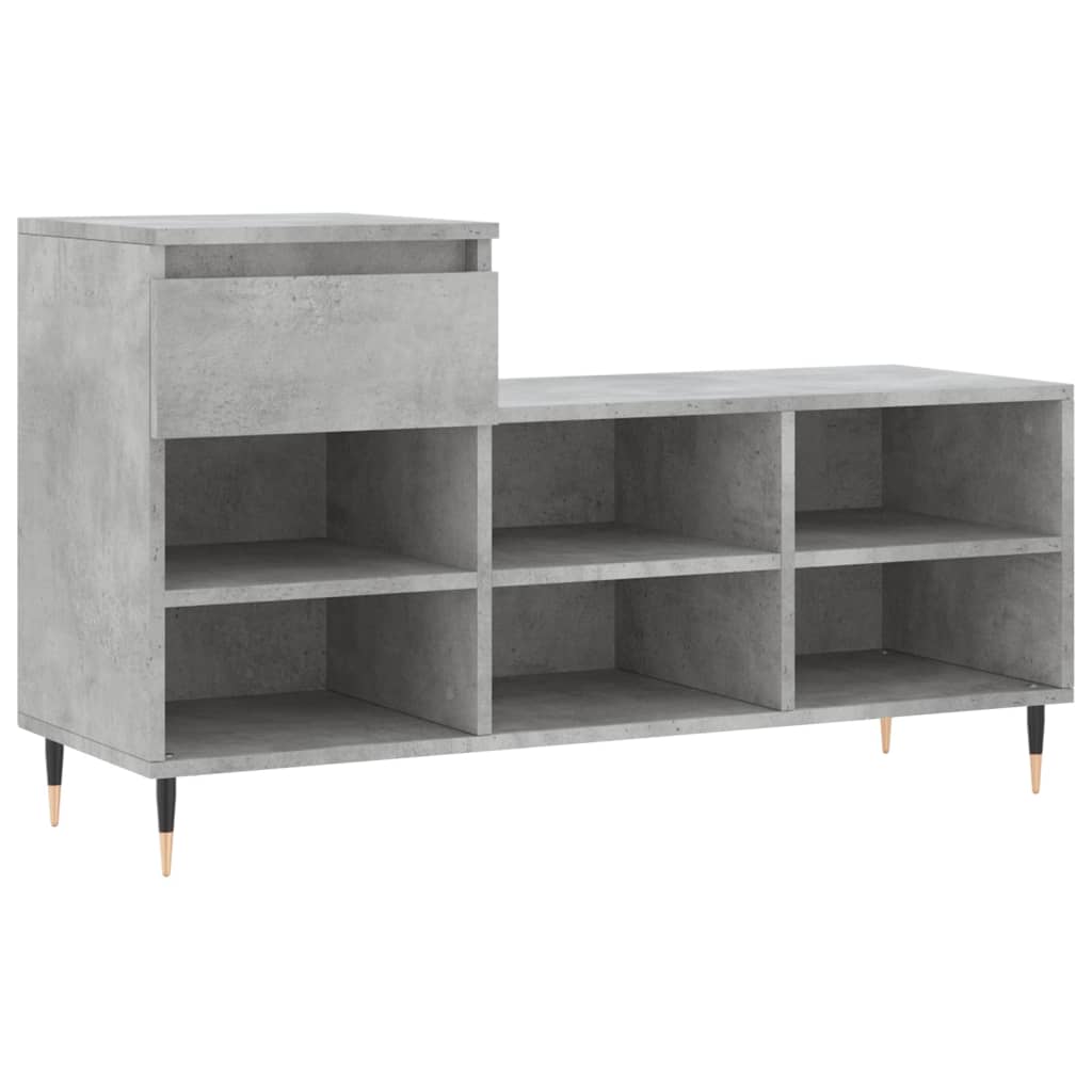 VidaXL shoe cabinet 102x36x60 cm Processed wood concrete price