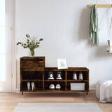 VidaXL Shoe cabinet 102x36x60 cm Properted wood Smoked oak colored