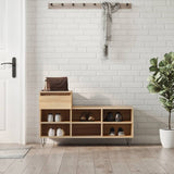 Vidaxl Shoe cabinet 102x36x60 cm Properted Wood Sonoma Oak colored