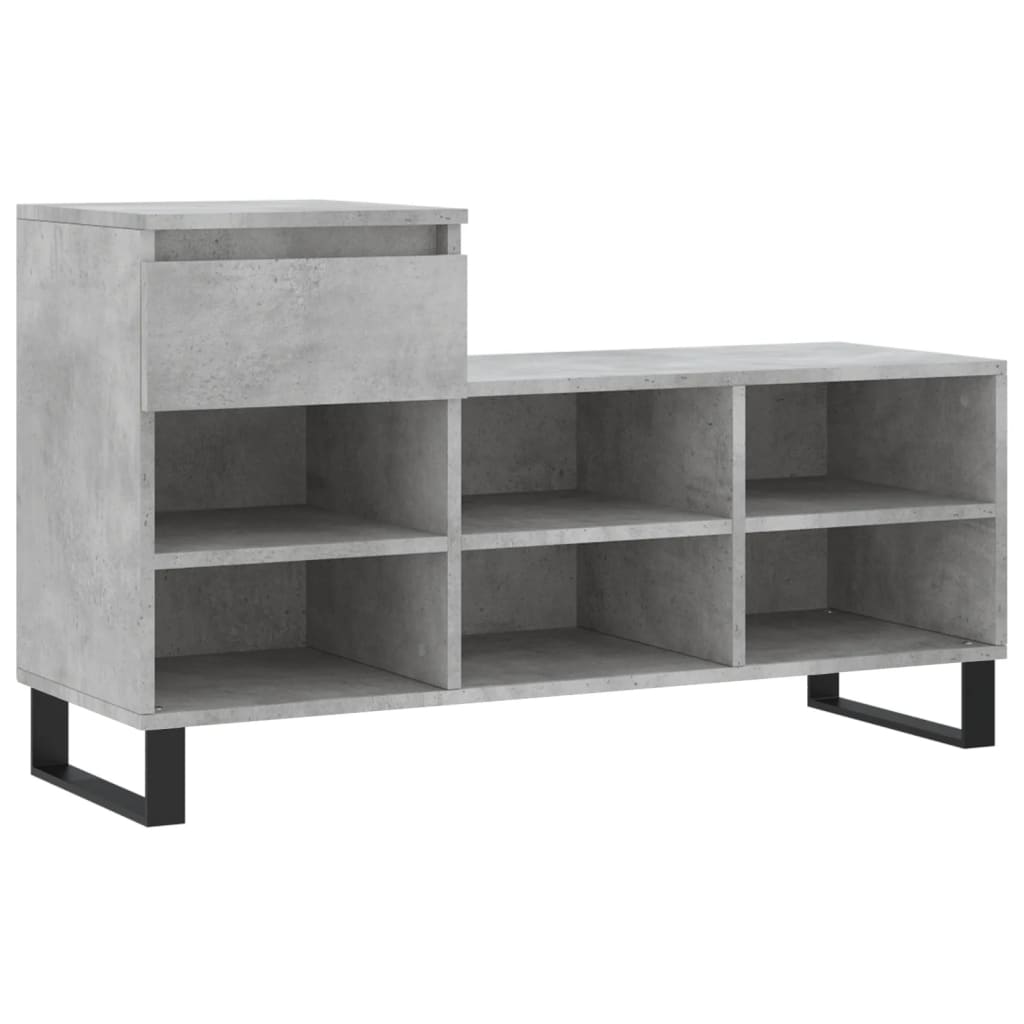 Gabinete de zapatos Vidaxl 102x36x60 cm Precio de concreto de madera procesada