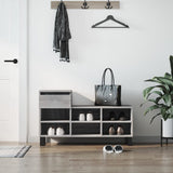 Vidaxl Cabinet da scarpe 102x36x60 cm Properpata Sonoma Grey