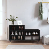 VidaXL Shoe cabinet 102x36x60 cm Properted Wood Black