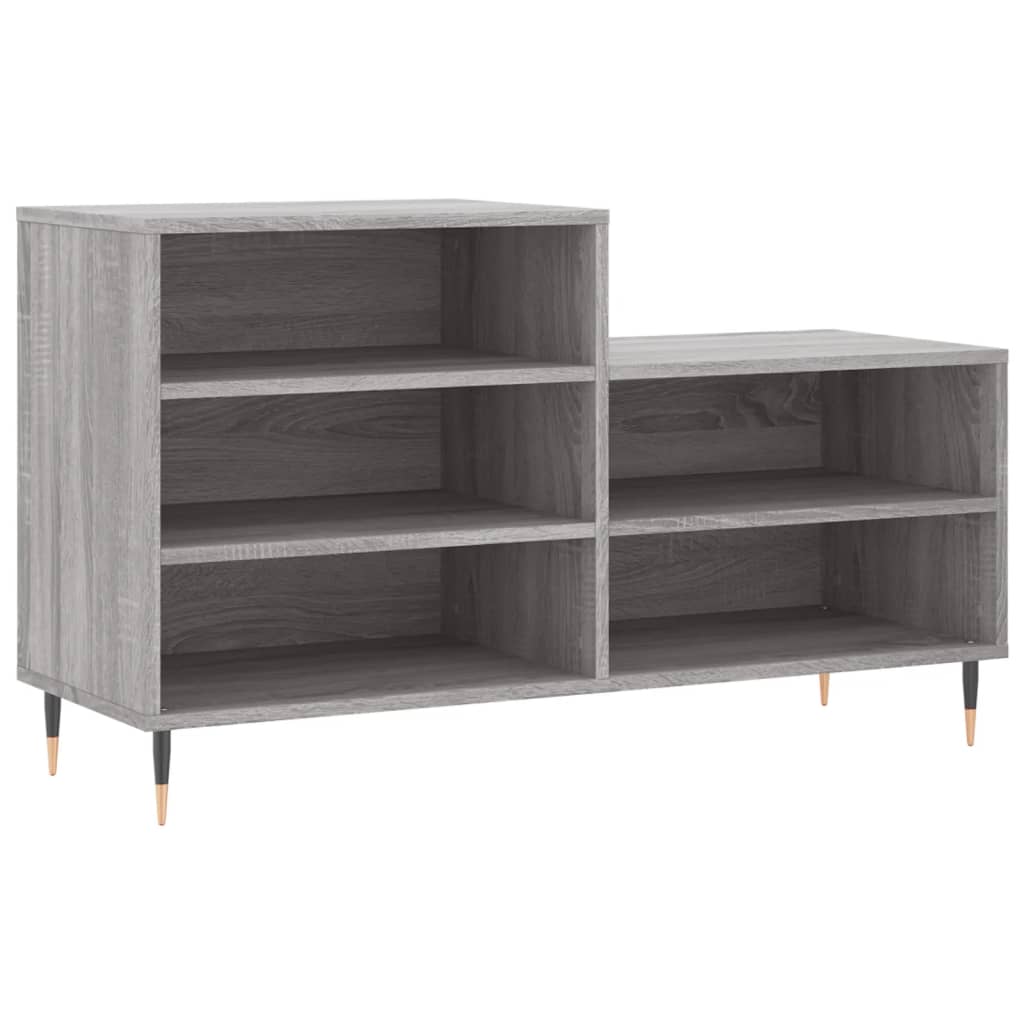 Vidaxl Shoe cabinet 102x36x60 cm Properted Wood Sonoma Gray