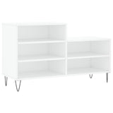 Vidaxl Cabinet da scarpe 102x36x60 cm Bianco in legno