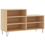 Vidaxl Schong Cabinet 102x36x60 cm Propertéiert Holz Sonoma Oakfaarf