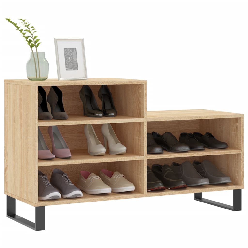 Vidaxl Shoe cabinet 102x36x60 cm Properted Wood Sonoma Oak colored