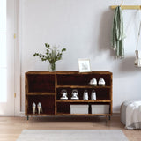 VidaXL Shoe cabinet 102x36x60 cm Properted wood Smoked oak colored