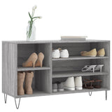 Vidaxl Schong Cabinet 102x36x60 cm Propertéiert Holz Sonoma Grey