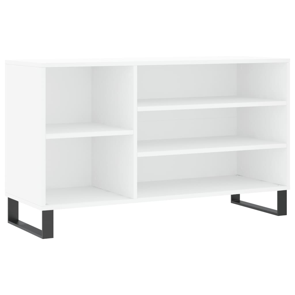 Vidaxl skoskap 102x36x60 cm eiendommer hvit hvit