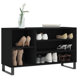 Vidaxl Shoe Cabinet 102x36x60 cm Property Wood Black