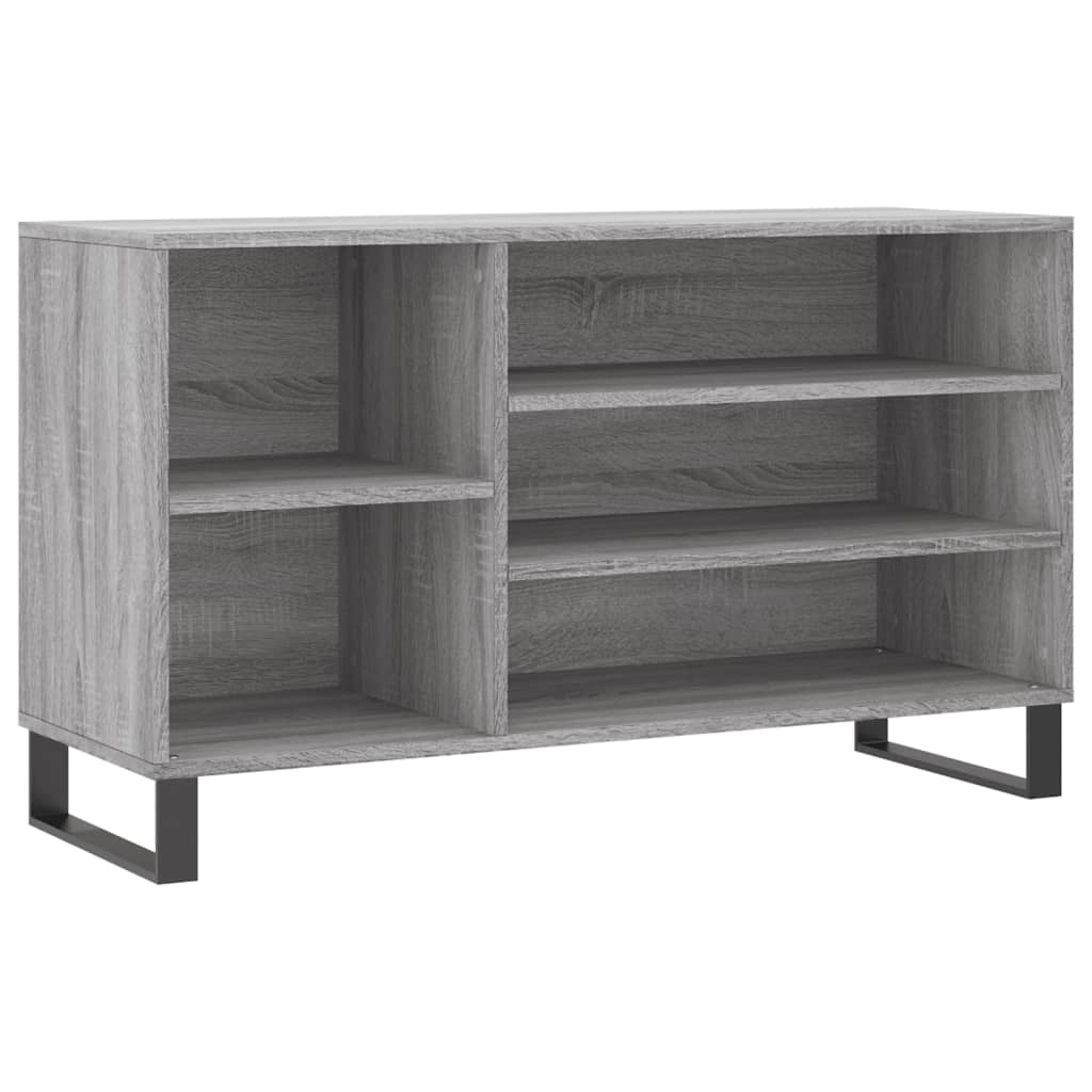 VIDAXL -Schuhschrank 102x36x60 cm propertiertes Holz Sonoma Grey