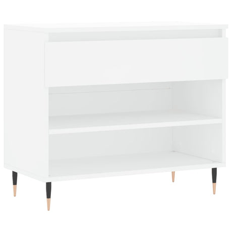 Vidaxl schoenenkast 70x36x60 cm bewerkt hout wit