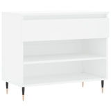 Vidaxl Cabinet da scarpe 70x36x60 cm Bianco in legno