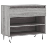 Vidaxl schoenenkast 70x36x60 cm bewerkt hout sonoma grijs