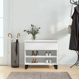 Vidaxl Shoe Cabinet 70x36x60 cm Property Wood White