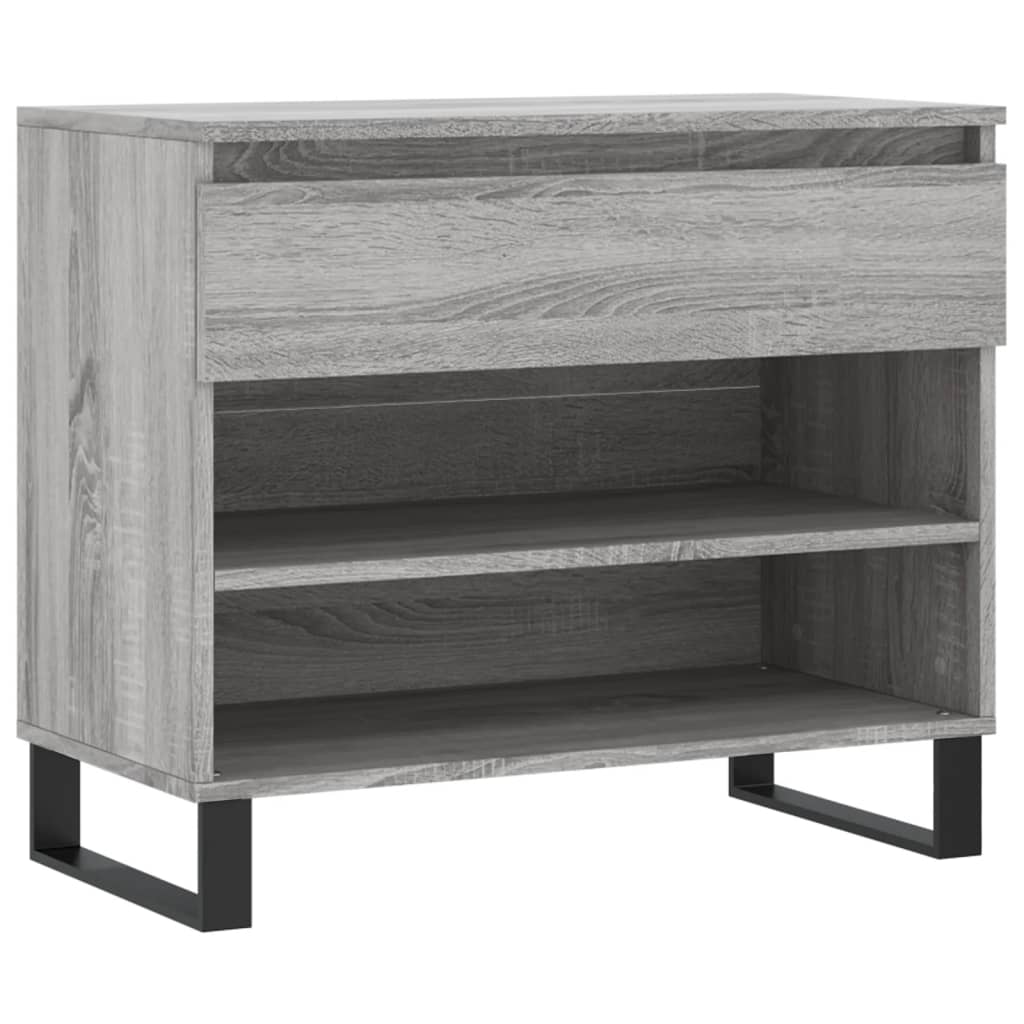 Vidaxl Shoe Cabinet 70x36x60 cm Property Wood Sonoma Gray