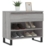 Gabinete de zapatos Vidaxl 70x36x60 cm de madera propiedad Sonoma gris