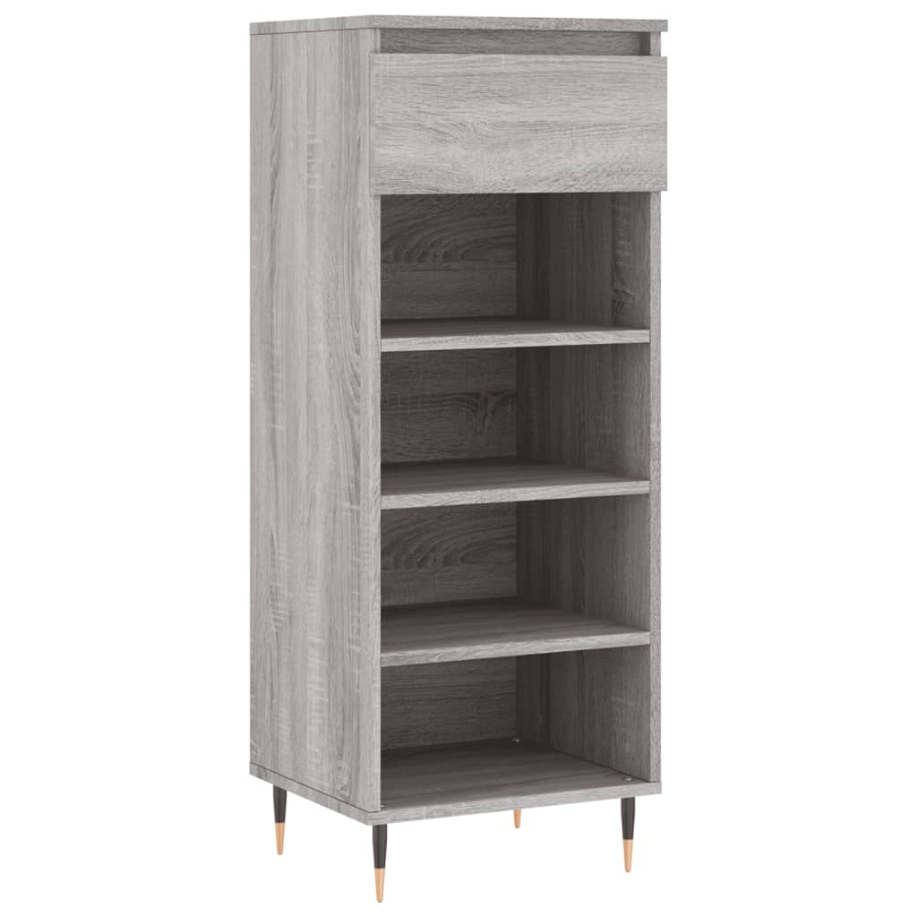 Vidaxl Schong Cabinet 40x36x105 cm Propertéiert Holz Greyoma