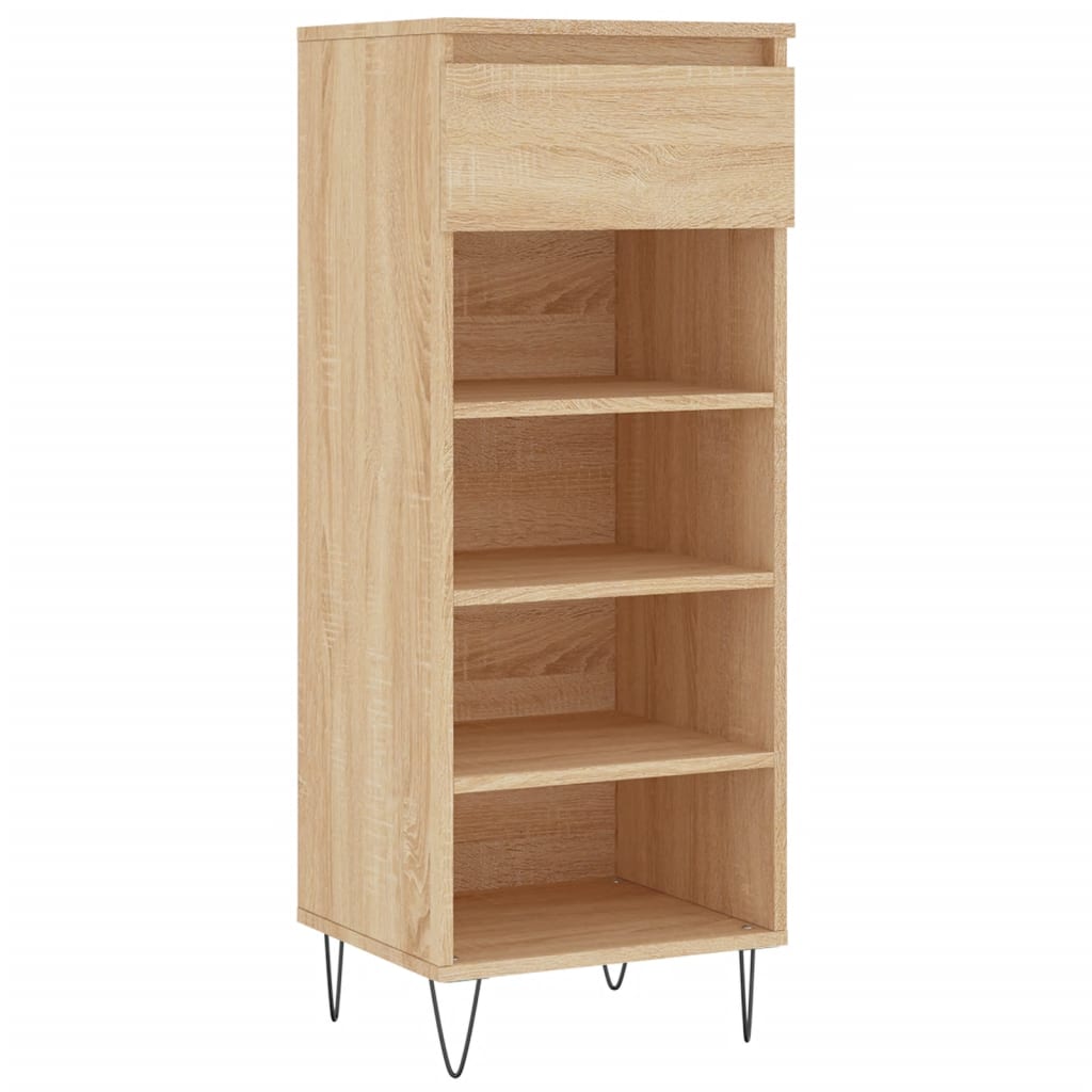 Vidaxl Shoe Cabinet 40x36x105 cm Vlastní dřevo Sonoma Oak Colored