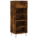 Vidaxl Shoe Cabinet 40x36x105 cm zpracované dřevo uzené dubové barvy