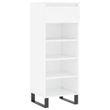 VidaXL Shoe cabinet 40x36x105 cm Processed Wood White