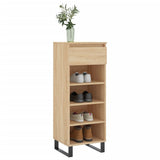 Vidaxl Shoe Cabinet 40x36x105 cm Property Wood Sonoma Oak Farvet