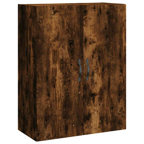 Vidaxl wandkast 69,5x34x90 cm bewerkt hout gerookt eikenkleurig