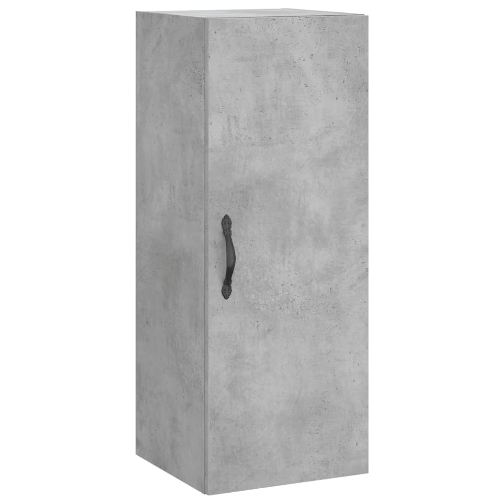 Vidaxl wandkast 34,5x34x90 cm bewerkt hout betongrijs