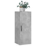 Vidaxl wandkast 34,5x34x90 cm bewerkt hout betongrijs