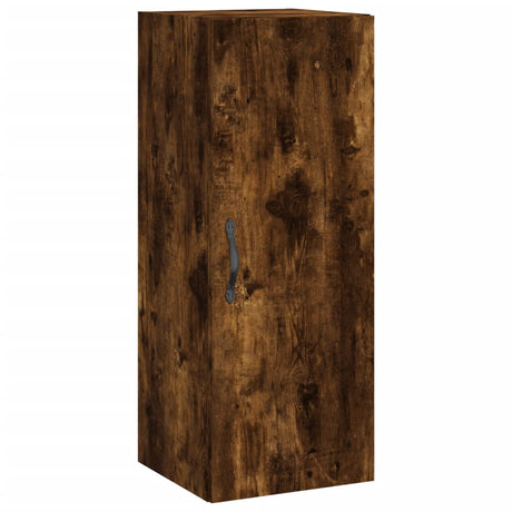 Vidaxl wandkast 34,5x34x90 cm bewerkt hout gerookt eikenkleurig